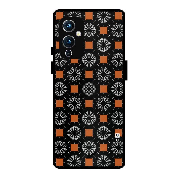Decorative Wrapping Pattern Metal Back Case for OnePlus 9