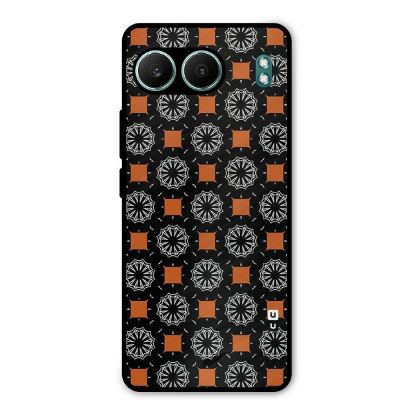 Decorative Wrapping Pattern Metal Back Case for OnePlus Nord 4