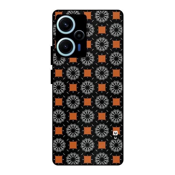 Decorative Wrapping Pattern Metal Back Case for Poco F5