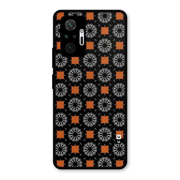 Decorative Wrapping Pattern Metal Back Case for Redmi Note 10 Pro