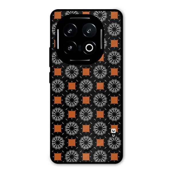 Decorative Wrapping Pattern Metal Back Case for iQOO 13