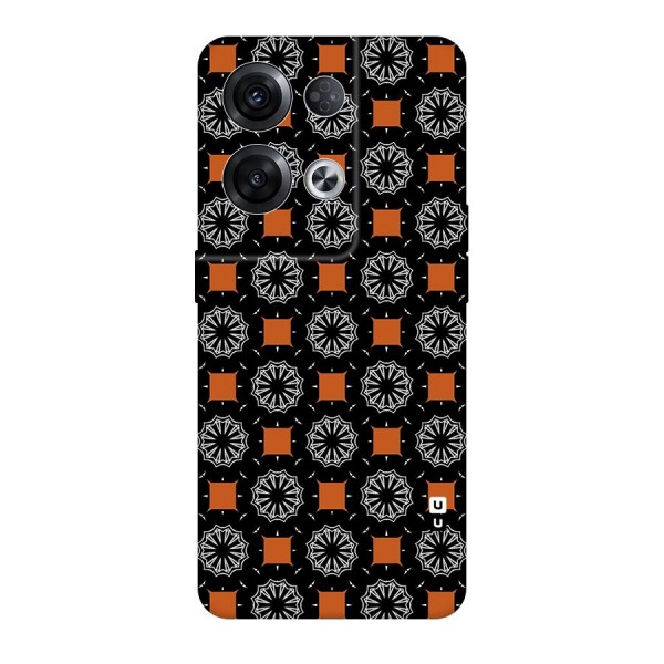 Decorative Wrapping Pattern Original Polycarbonate Back Case for Oppo Reno8 Pro 5G