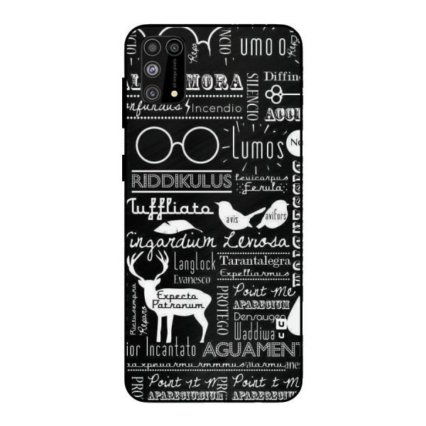 Deer Key Spell Metal Back Case for Galaxy F41