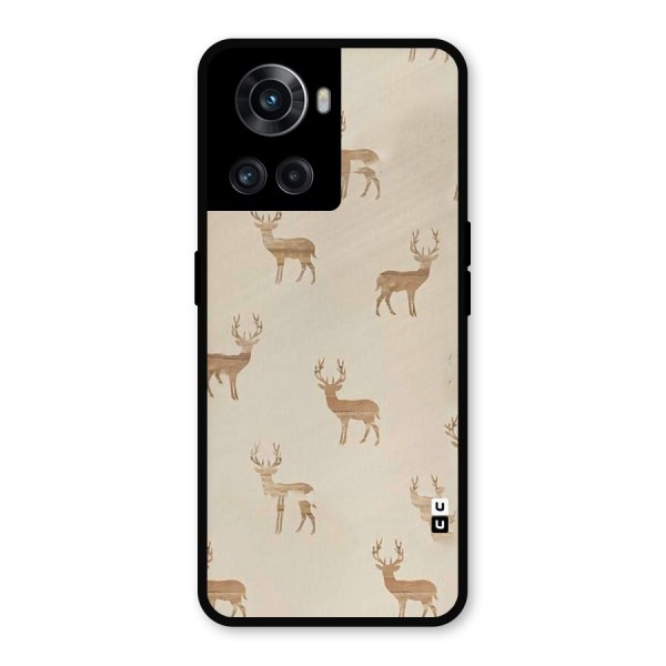 Deer Pattern Metal Back Case for OnePlus 10R