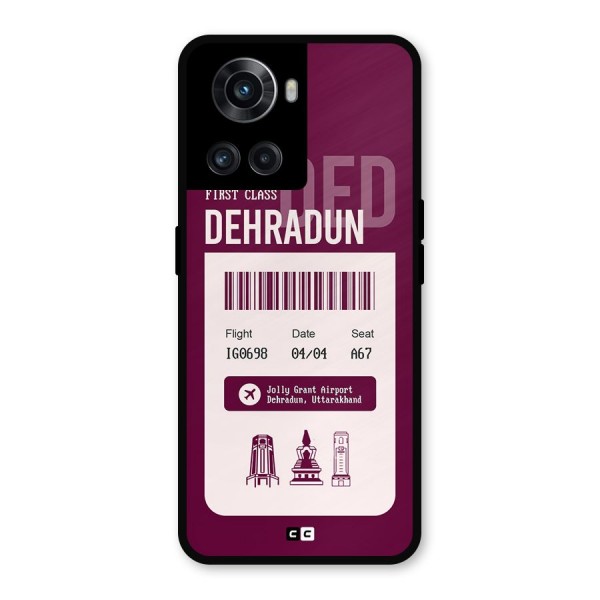 Dehradun Boarding Pass Metal Back Case for OnePlus 10R