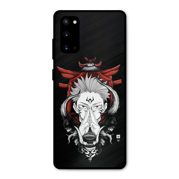 Demon King Sukuna Metal Back Case for Galaxy S20