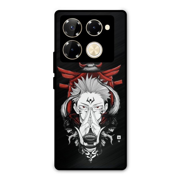 Demon King Sukuna Metal Back Case for Infinix Note 40 Pro Plus