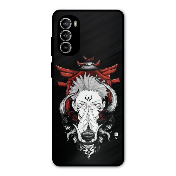 Demon King Sukuna Metal Back Case for Moto G52