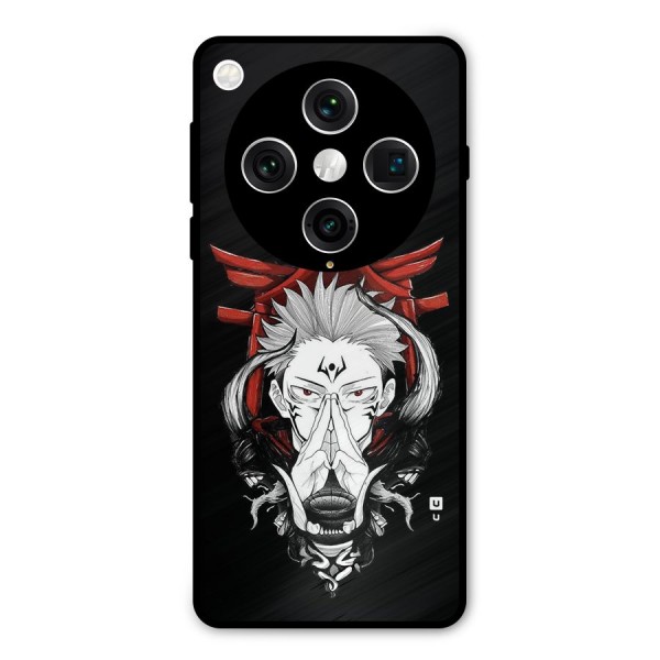 Demon King Sukuna Metal Back Case for Oppo Find X8 Pro