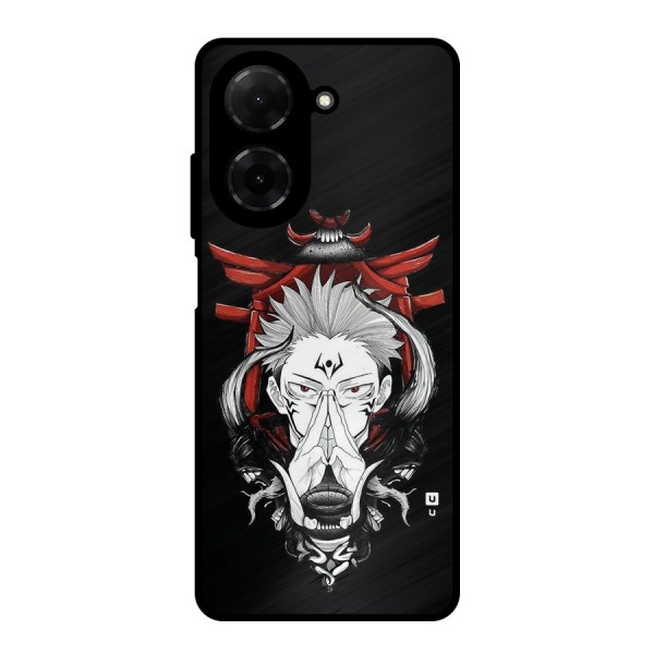 Demon King Sukuna Metal Back Case for Poco C71