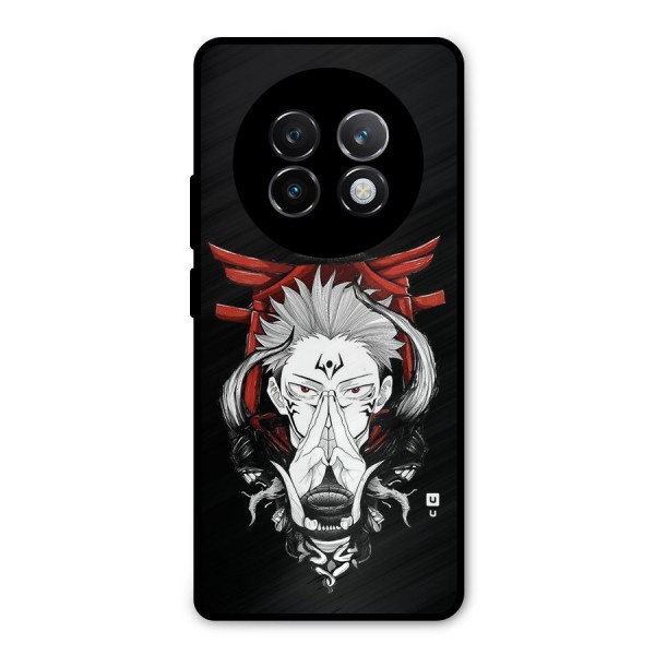 Demon King Sukuna Metal Back Case for Realme 13 Plus