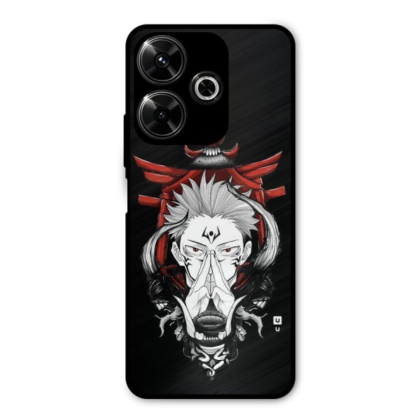 Demon King Sukuna Metal Back Case for Redmi 13 5G