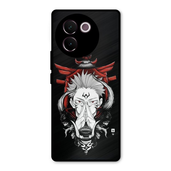Demon King Sukuna Metal Back Case for Vivo V30e