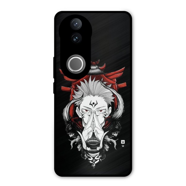Demon King Sukuna Metal Back Case for Vivo V50e