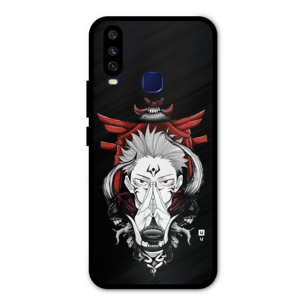 Demon King Sukuna Metal Back Case for Vivo Y15