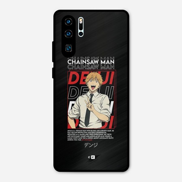 Denji Chainsaw Man Metal Back Case for Huawei P30 Pro