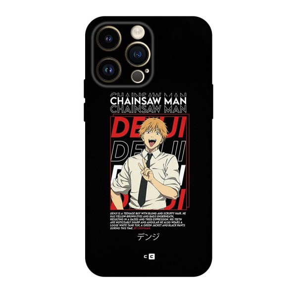 Denji Chainsaw Man Original Polycarbonate Back Case for iPhone 14 Pro Max