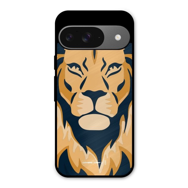 Designer Lion Metal Back Case for Google Pixel 9
