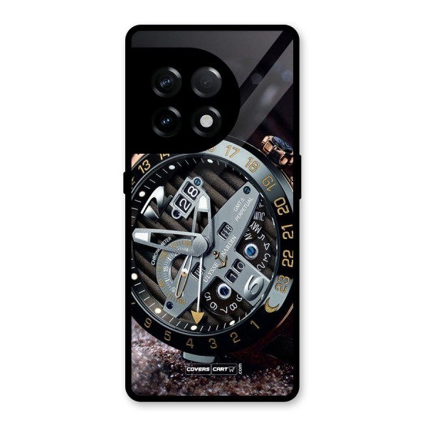 Designer Stylish Watch Glass Back Case for OnePlus 11R