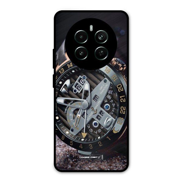 Designer Stylish Watch Metal Back Case for Realme Narzo 70 Pro