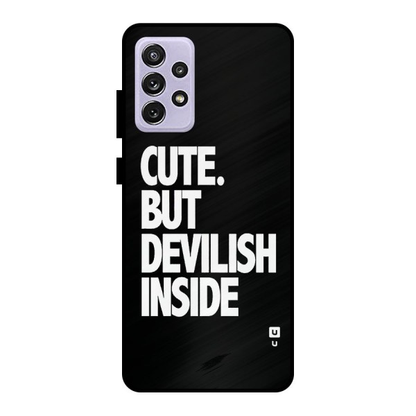 Devil Inside Metal Back Case for Galaxy A72