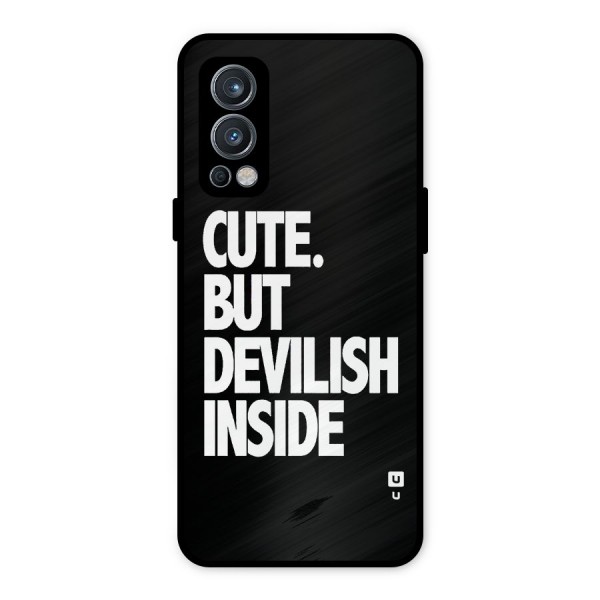 Devil Inside Metal Back Case for OnePlus Nord 2 5G