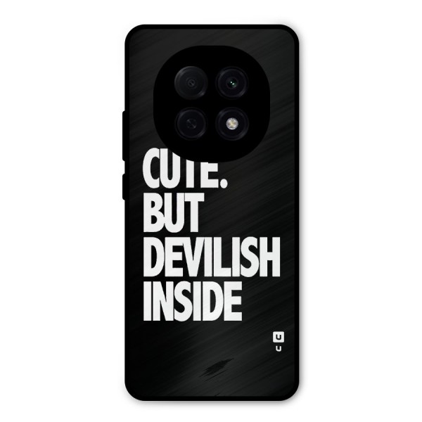 Devil Inside Metal Back Case for Oppo F29 Pro