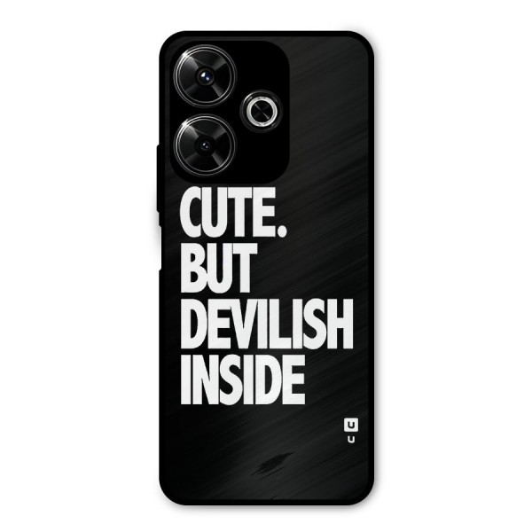 Devil Inside Metal Back Case for Redmi 13 5G