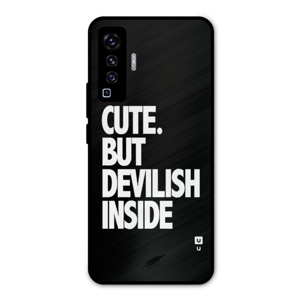 Devil Inside Metal Back Case for Vivo X50