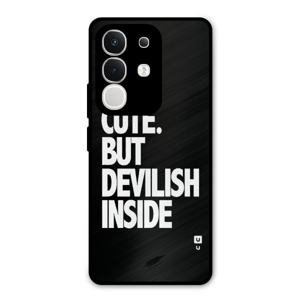 Devil Inside Metal Back Case for iQOO Z10x