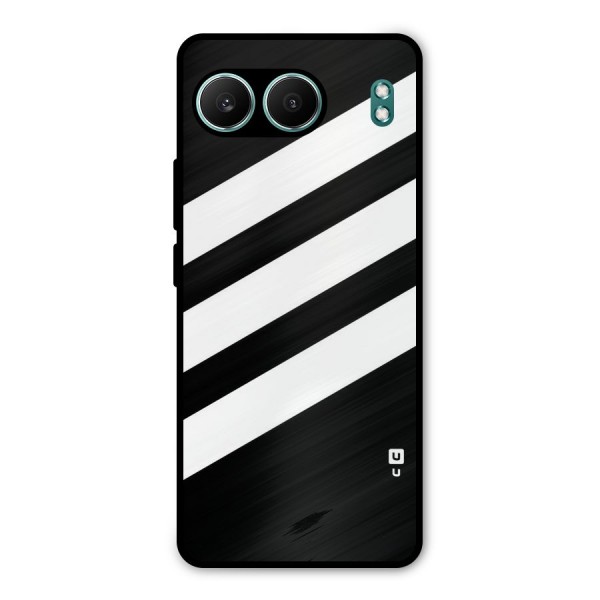 Diagonal Classic Stripes Metal Back Case for OnePlus Nord 4