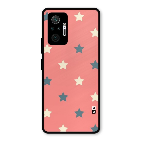 Diagonal Stars Metal Back Case for Redmi Note 10 Pro Max