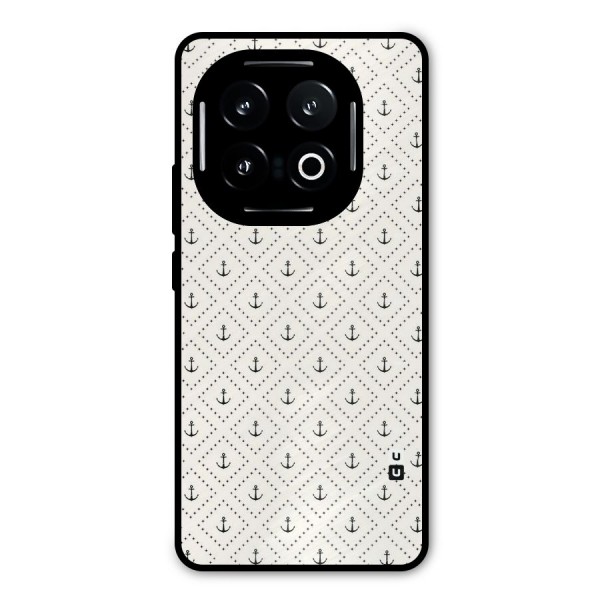 Diamond Anchor Design Metal Back Case for iQOO 13
