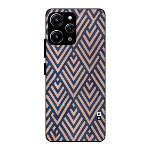 Diamond Blues Glass Back Case for Redmi 12 4G