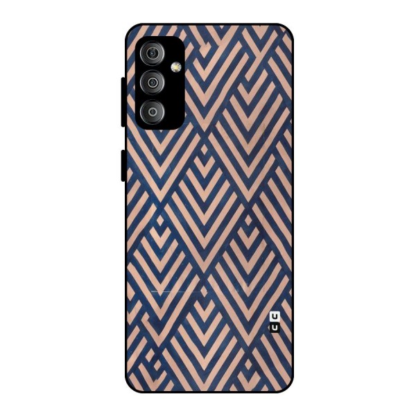 Diamond Blues Metal Back Case for Galaxy F23