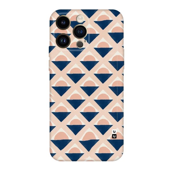 Diamond Circle Pattern Original Polycarbonate Back Case for iPhone 14 Pro Max