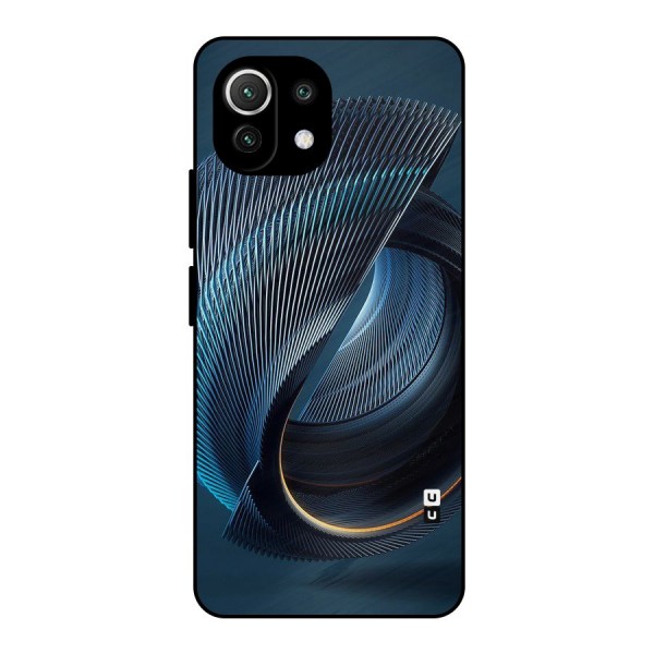 Digital Circle Pattern Metal Back Case for Mi 11 Lite