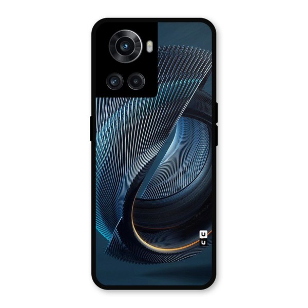 Digital Circle Pattern Metal Back Case for OnePlus 10R