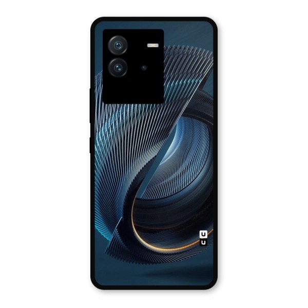 Digital Circle Pattern Metal Back Case for iQOO Neo 6 5G