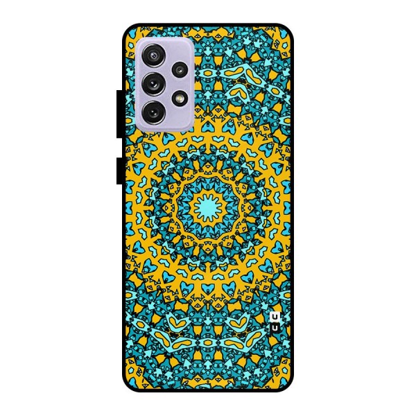 Digital Mandala Art Metal Back Case for Galaxy A72