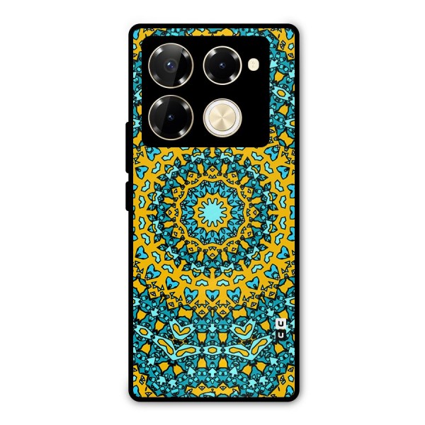 Digital Mandala Art Metal Back Case for Infinix Note 40 Pro