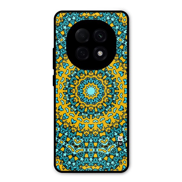Digital Mandala Art Metal Back Case for Oppo F29 Pro