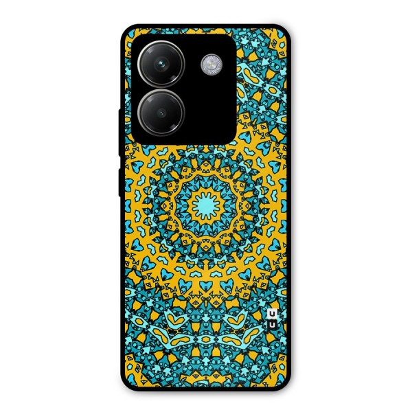 Digital Mandala Art Metal Back Case for Poco M7 Pro 5G