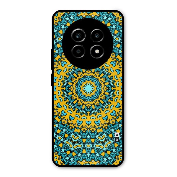 Digital Mandala Art Metal Back Case for Realme 13 Pro
