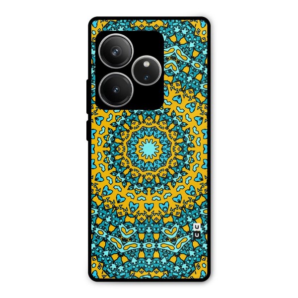 Digital Mandala Art Metal Back Case for Realme GT 6
