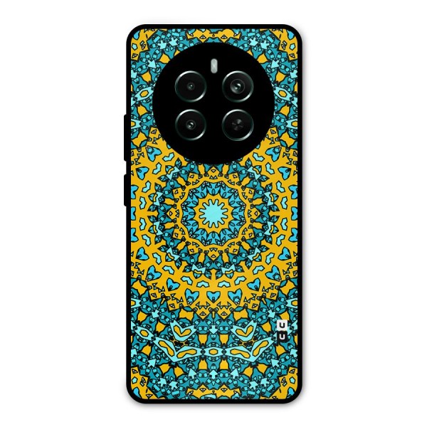 Digital Mandala Art Metal Back Case for Realme Narzo 70 Pro