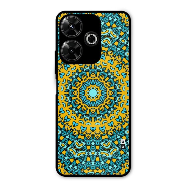 Digital Mandala Art Metal Back Case for Redmi 13 5G