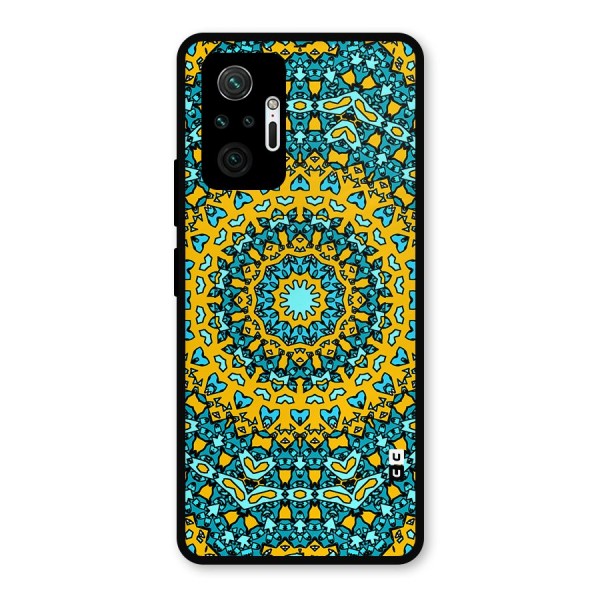 Digital Mandala Art Metal Back Case for Redmi Note 10 Pro Max