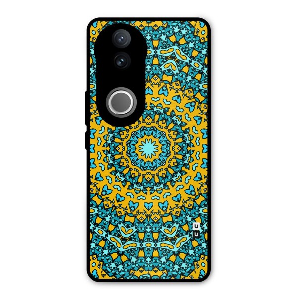 Digital Mandala Art Metal Back Case for Vivo V50e