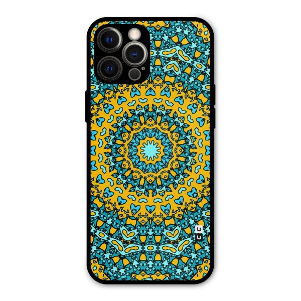 Digital Mandala Art Metal Back Case for iPhone 12 Pro Max